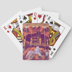 Jeu De Cartes rêve d'enfance - vieux cheval carrousel