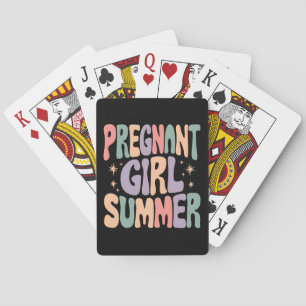 Jeu De Cartes Révélation de grossesse Fille enceinte Fête prénat