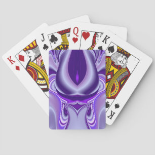 Jeu De Cartes Rêves de fleurs violettes