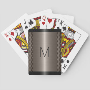Jeu De Cartes Revêtement métallique en acier inoxydable no 2