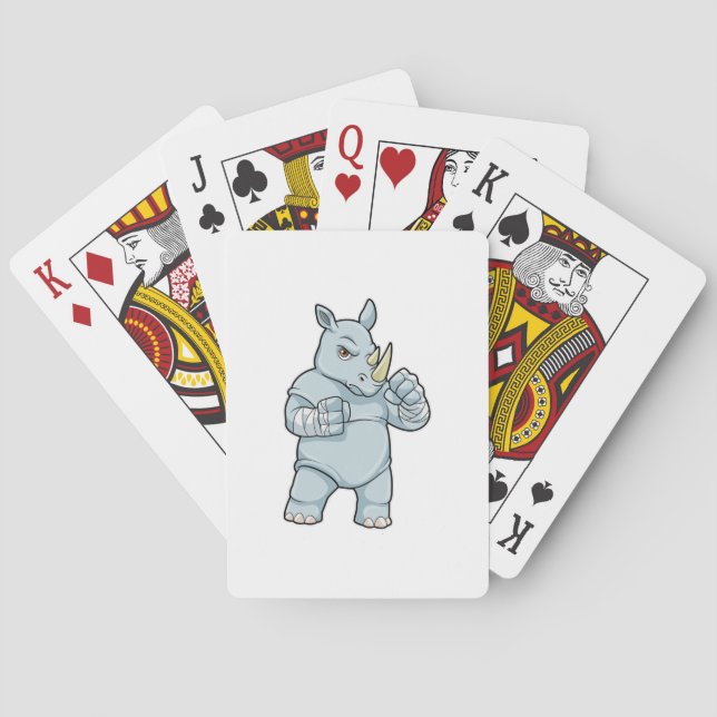 Jeu De Cartes Rhino en boîte à Boxer (dos)