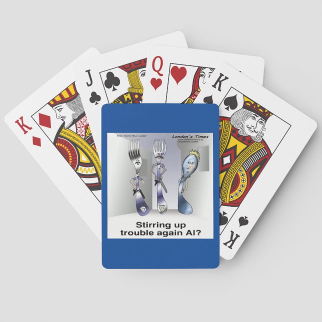Jeu De Cartes Rick London Funny Silverware Police (dos)