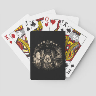 Jeu De Cartes Rituel de chat gothique ensorcelant Soutenez votre