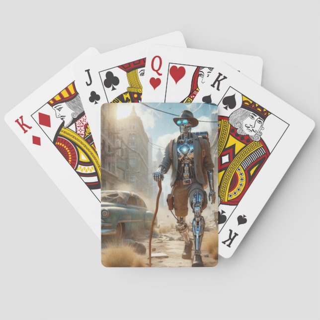 Jeu De Cartes Robot dans Ghost Town (dos)