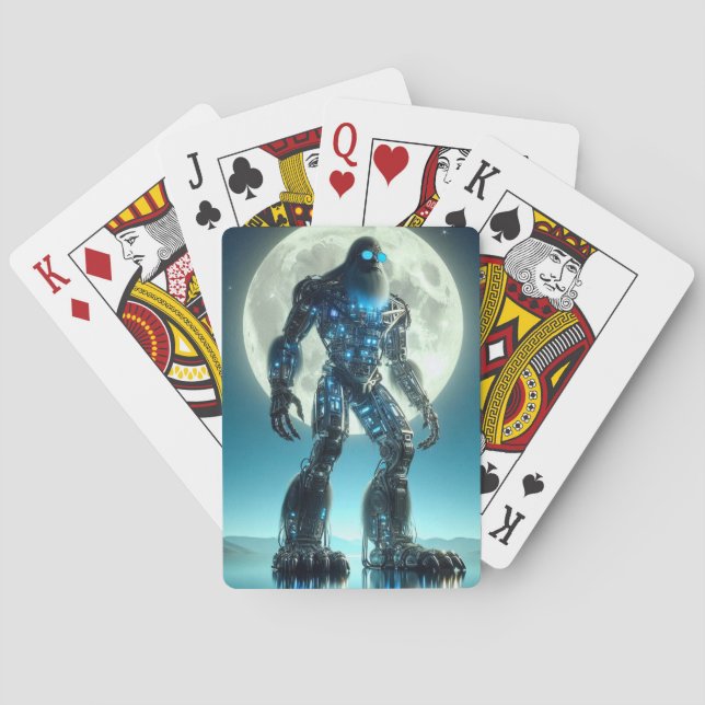 Jeu De Cartes Robot Sasquatch (dos)