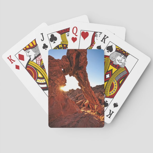 Jeu De Cartes Roche d'éléphant dans la vallée du feu (dos)