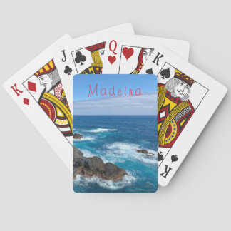 Jeu De Cartes Rocher dans la mer de Madère