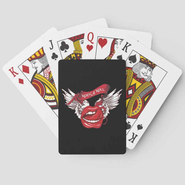 Jeu De Cartes Rocher n Rouleau lèvres Angel (dos)