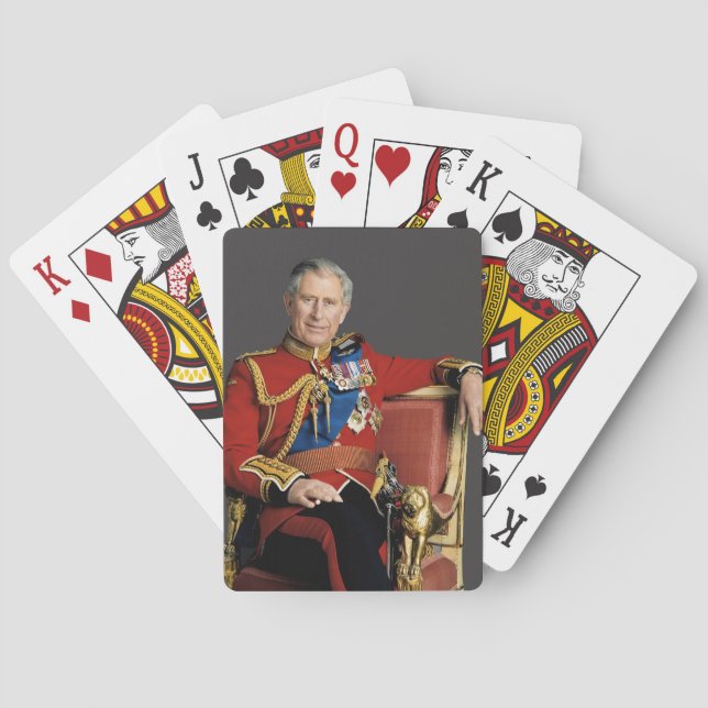 Jeu De Cartes Roi Charles III (dos)