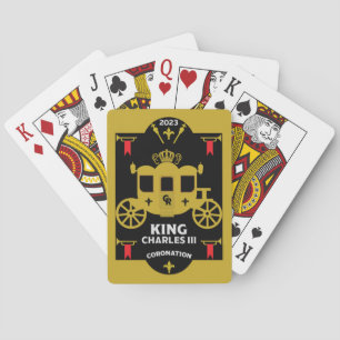 Jeu De Cartes Roi Charles III Couronnement britannique 2023