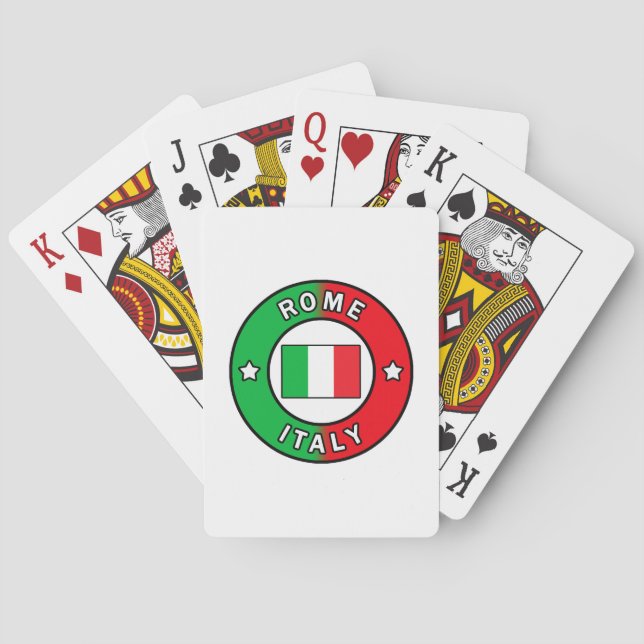 Jeu De Cartes Rome Italie (dos)