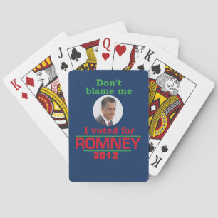 Jeu De Cartes Romney ne me blâment pas