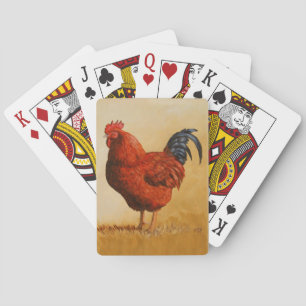 Jeu De Cartes Rooster chicken de Rhode Island