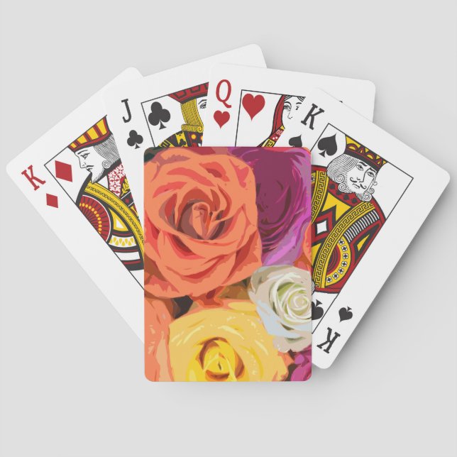 Jeu De Cartes Rose (dos)