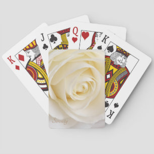 Jeu De Cartes Rose blanche