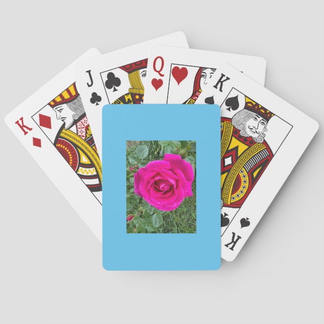 Jeu De Cartes Rose rose #3 Cartes de lecture (dos)