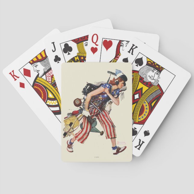 Jeu De Cartes Rosie à la Secourt (dos)