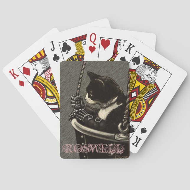 Jeu De Cartes Roswell Lecture des cartes (dos)
