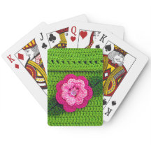 Rosy Cool rose chaud ressort vert Crochet