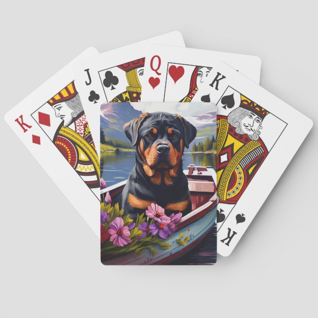 Jeu De Cartes Rottweiler sur une pédale : une aventure Pittoresq (dos)
