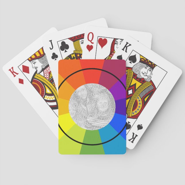 Jeu De Cartes roue couleur (dos)