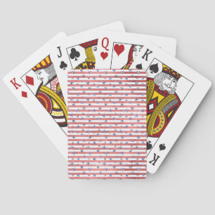 Jeu De Cartes Rouge Blanc Parties scintillant Bleu Étoiles Rayur