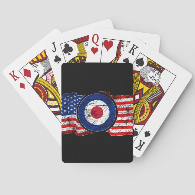 Jeu De Cartes Roundel Mods USA - Scooter cible (dos)
