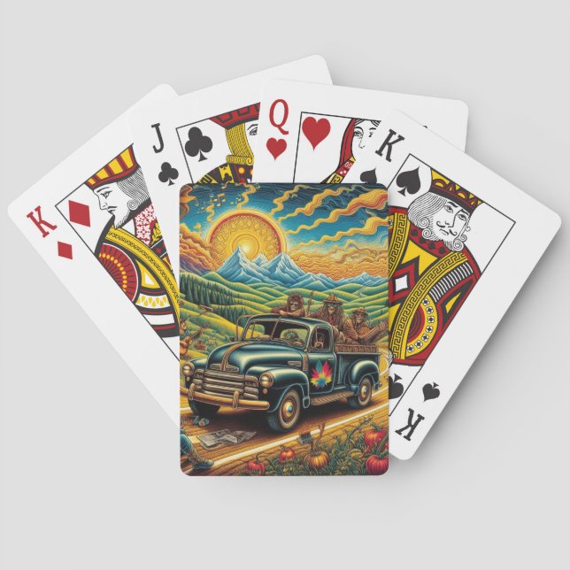 Jeu De Cartes Route de l'art populaire (dos)