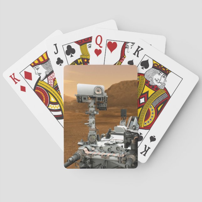 Jeu De Cartes Rover Curiosity Du Laboratoire Scientifique Mars.  (dos)