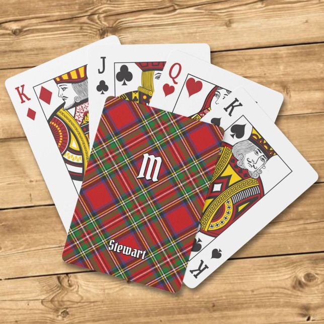 Jeu De Cartes Royal Stewart Tartan (Créateur téléchargé)