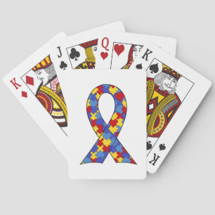 Jeu De Cartes Ruban de sensibilisation sur l'autisme