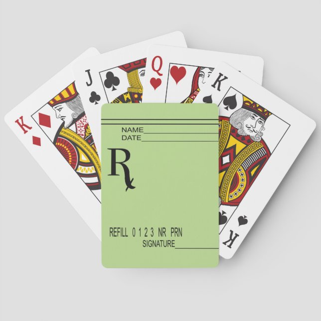 Jeu De Cartes Rx Prescription Pad - Écrivez Votre Propre Prescri (dos)
