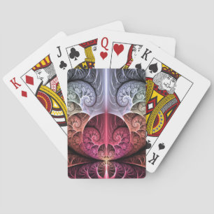 Jeu De Cartes Rythme cardiaque, art fractal de fantaisie surréal
