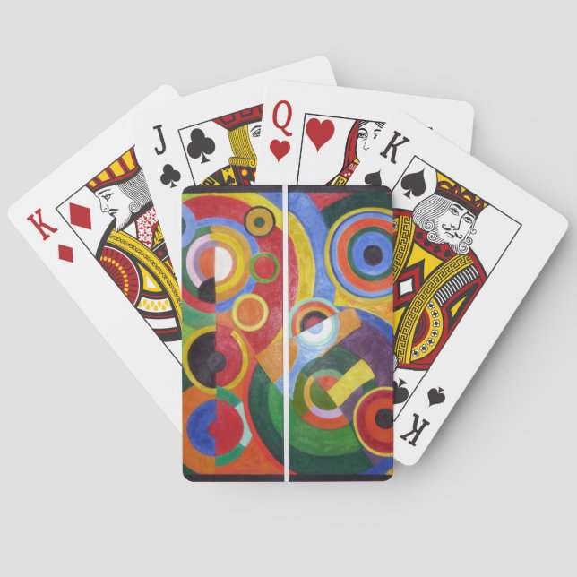 Jeu De Cartes Rythme de Robert Delaunay (dos)