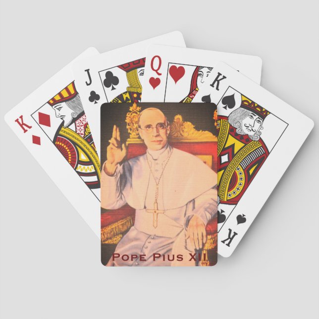 Jeu De Cartes Sa Sainteté le Pape Pie XII - Église catholique (dos)