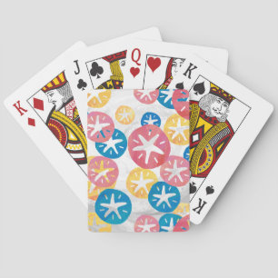 Jeu De Cartes Sable Dollar Jaune Rouge Bleu Motif