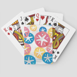 Jeu De Cartes Sable Dollar Jaune Rouge Bleu Motif