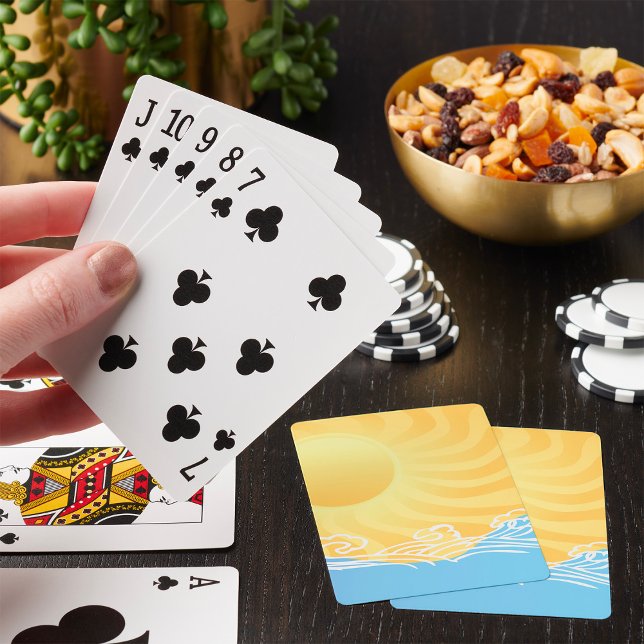 Jeu De Cartes Sable Jaune Et Océan (Créateur téléchargé)
