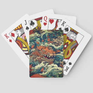Jeu De Cartes Sac japonais Tattoo Art 8 Drastring