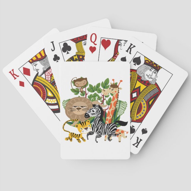 Jeu De Cartes Safari animal (dos)