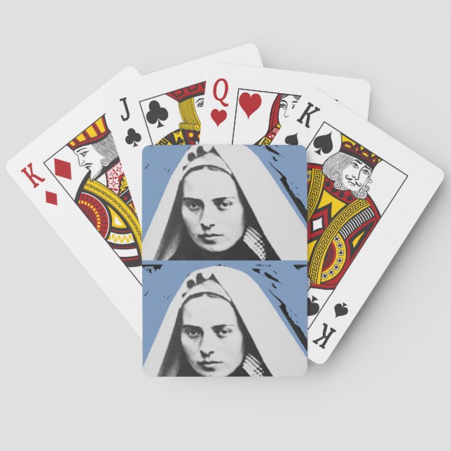 JEU DE CARTES SAINT BERNADETTE SOUBIROUS (dos)