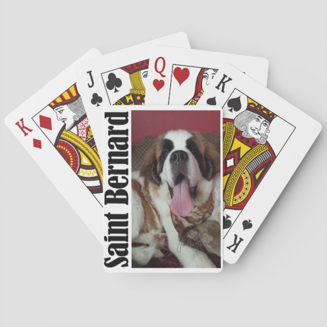 Jeu De Cartes Saint Bernard Jouer aux cartes (dos)