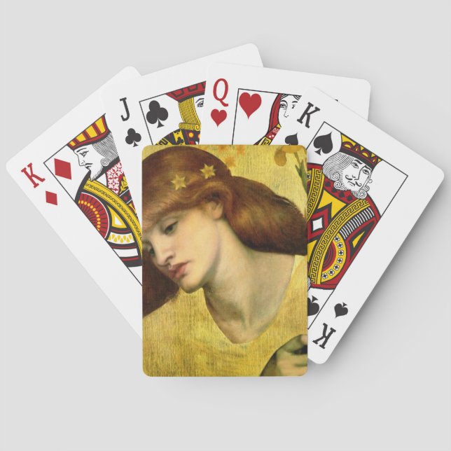 Jeu De Cartes Saint Lily [Sancta Lilias] (par Gabriel Rossetti) (dos)