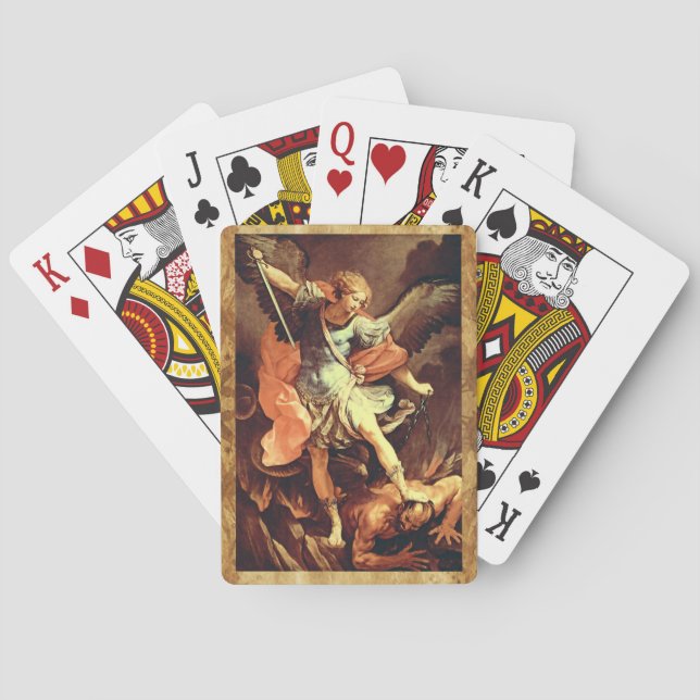 Jeu De Cartes Saint Michel l'Archange (dos)