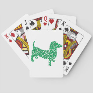 Jeu De Cartes Saint Patrick's Day Dachshund