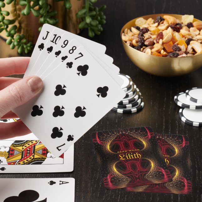 Jeu De Cartes Saint-Valentin gothique Cœurs d'or Arts sombres (In Situ)