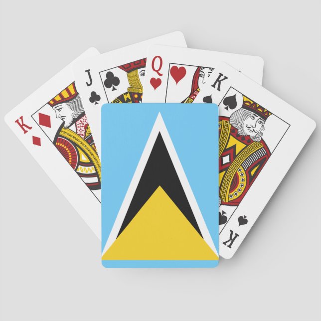 Jeu De Cartes Sainte-Lucie  (dos)