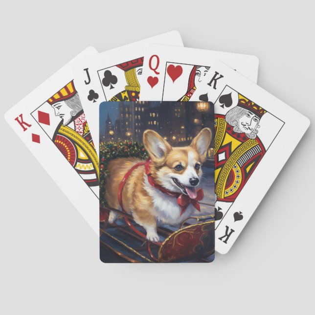 Jeu De Cartes Saison de Noël de Corgi (dos)