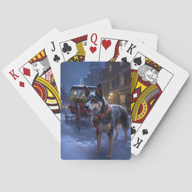 Jeu De Cartes Saison de Noël des bovins australiens (dos)