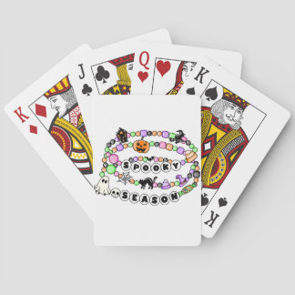 Jeu De Cartes Saison Éffrayante Preppy Halloween Bracelet d'amit